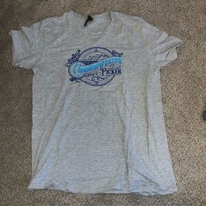Commonwealth Picker T Shirt XL Gray Adult Graphic Tee Crew Short Sleeve YouTuber